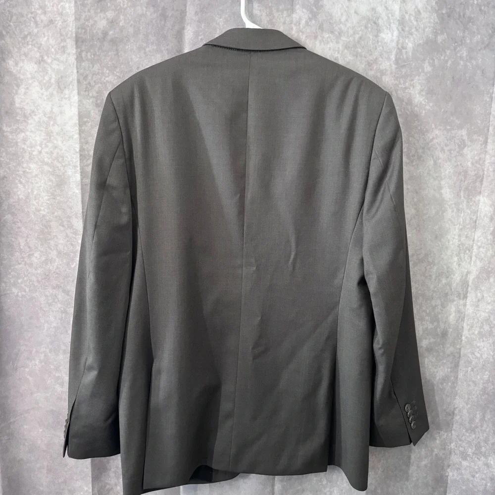 Banana Republic Grey Egyptian Wool Professional Classic Blazer Mens 40R
